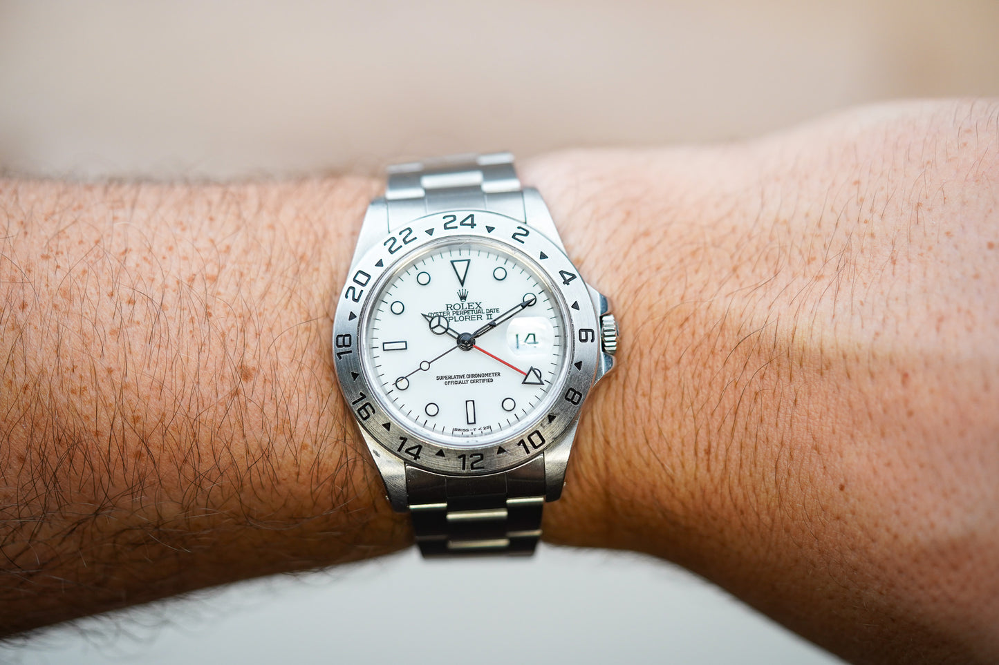 1996 Rolex Explorer II 16570 Polar