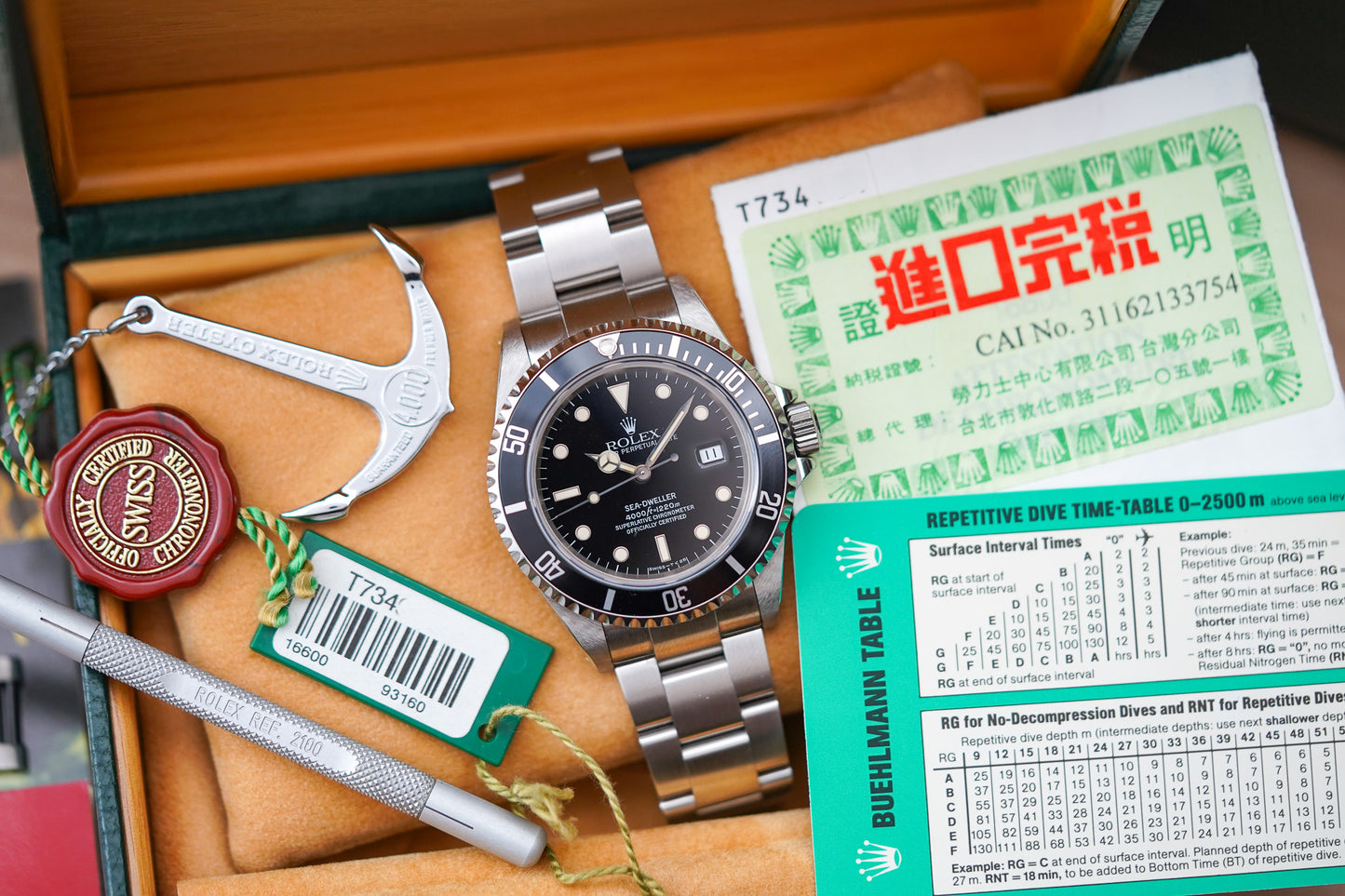 1996 Rolex Sea-Dweller 16600