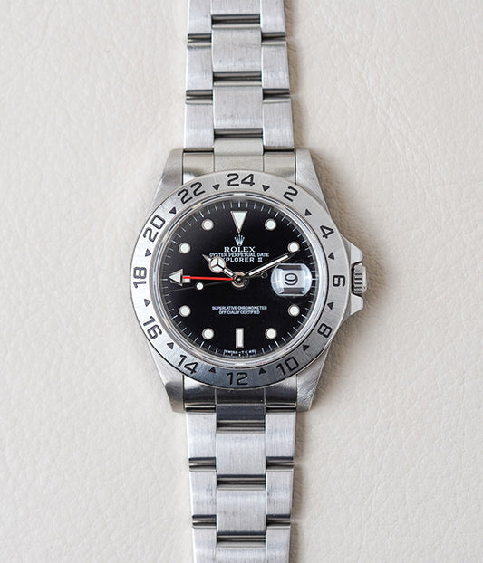 1997 Rolex Explorer II 16570 Black
