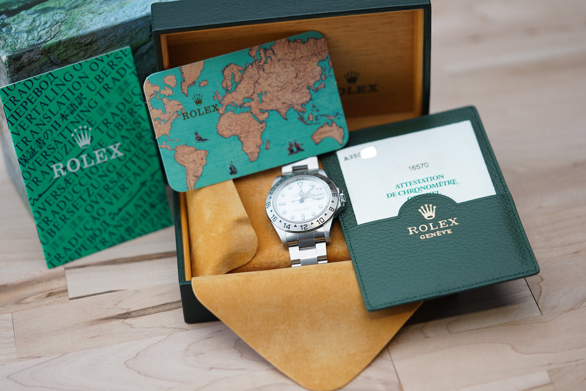 1999 Rolex Explorer II 16570 Polar
