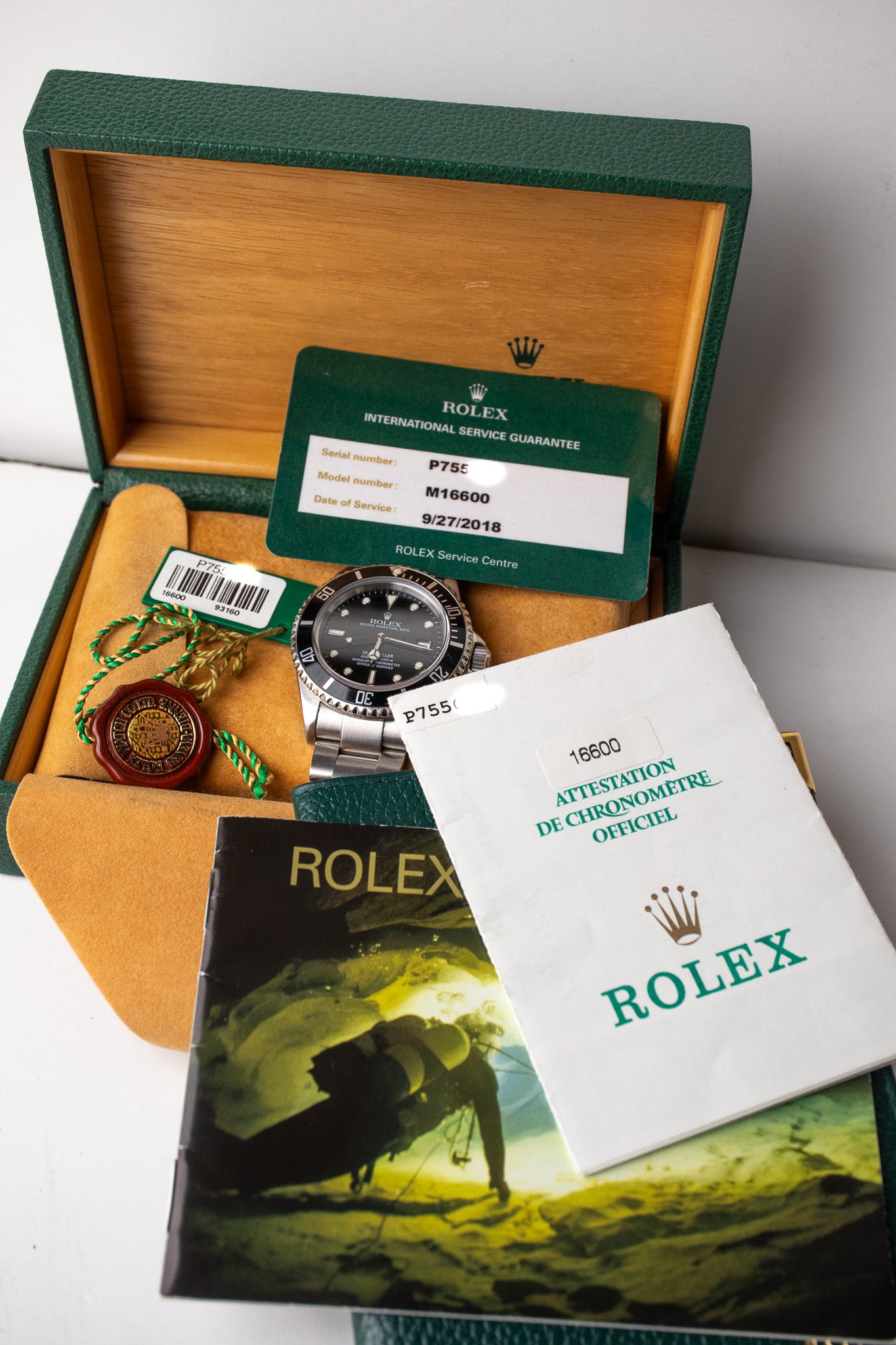 2000 Rolex Sea-Dweller 16600