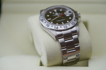2008 Rolex Explorer II 16570 Black 'Engraved'