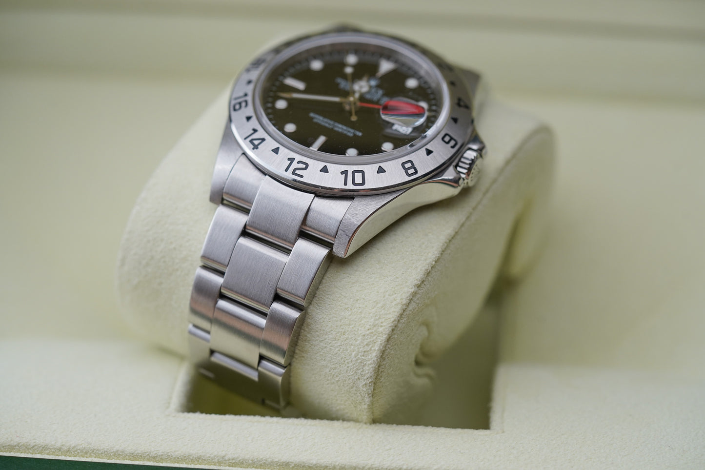 2008 Rolex Explorer II 16570 Black 'Engraved'