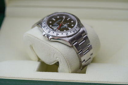 2008 Rolex Explorer II 16570 Black 'Engraved'