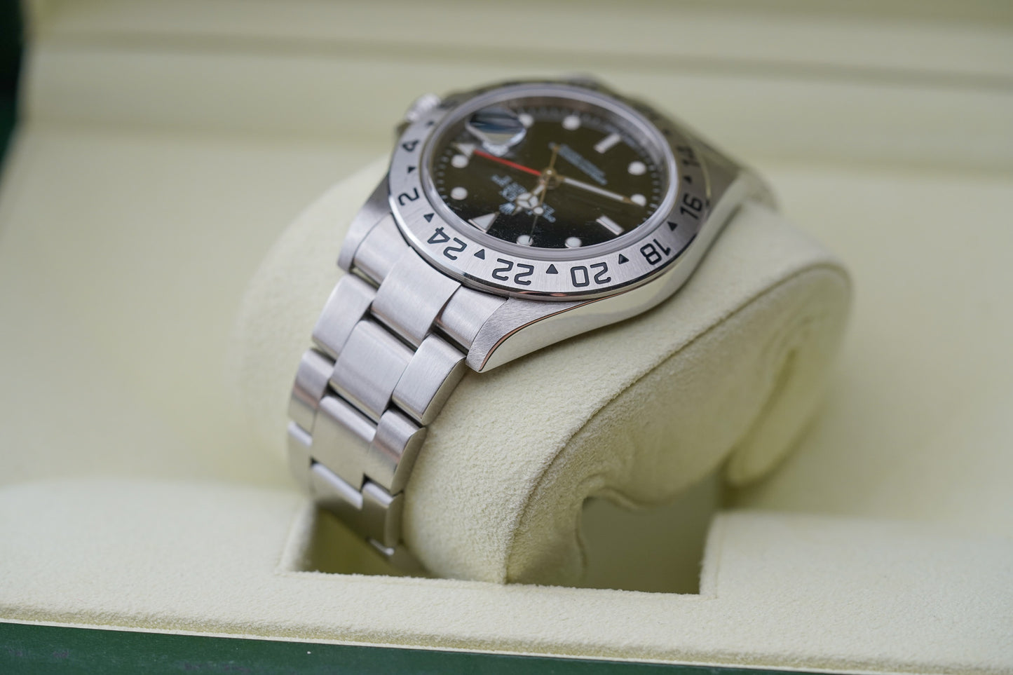 2008 Rolex Explorer II 16570 Black 'Engraved'