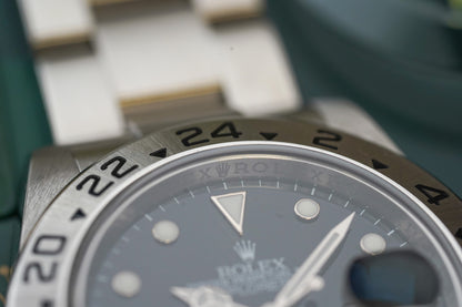 2008 Rolex Explorer II 16570 Black 'Engraved'