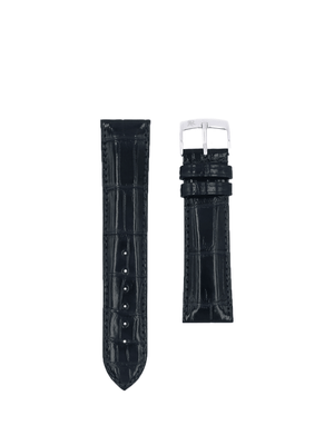 Jean Rousseau Classic 3.5 Watch Strap Night Blue Shiny Alligator