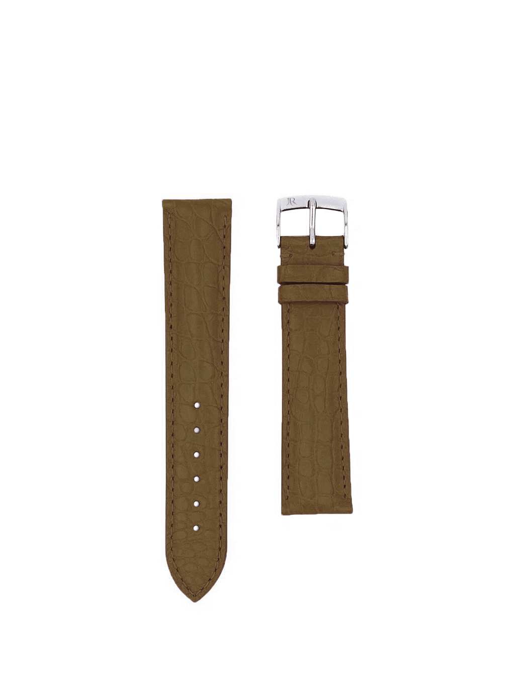 Jean Rousseau Classic 3.5 Watch Strap Khaki Semi Matte Alligator