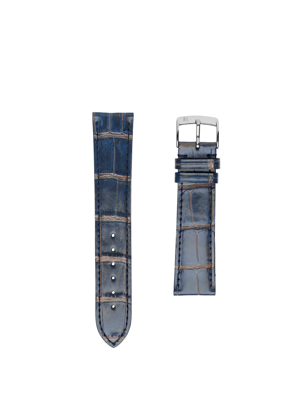 Jean Rousseau Classic 3.5 Strap Blue-Flesh Faded Exception Alligator