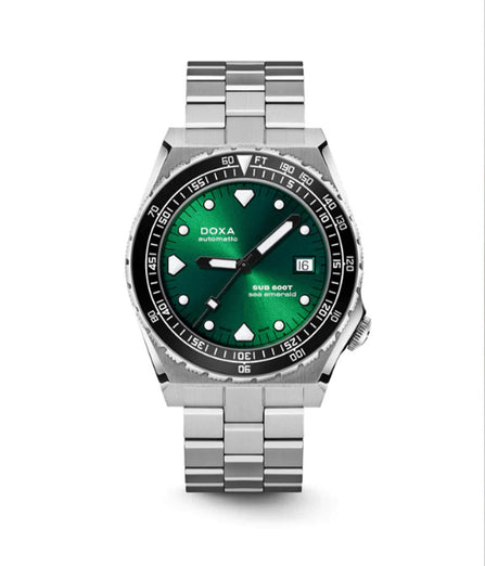 Doxa SUB 600T Sea Emerald Steel Inlay 862.10.131.10