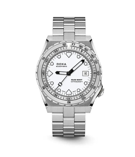 Doxa SUB 600T Whitepearl Steel Inlay 862.10.011.10