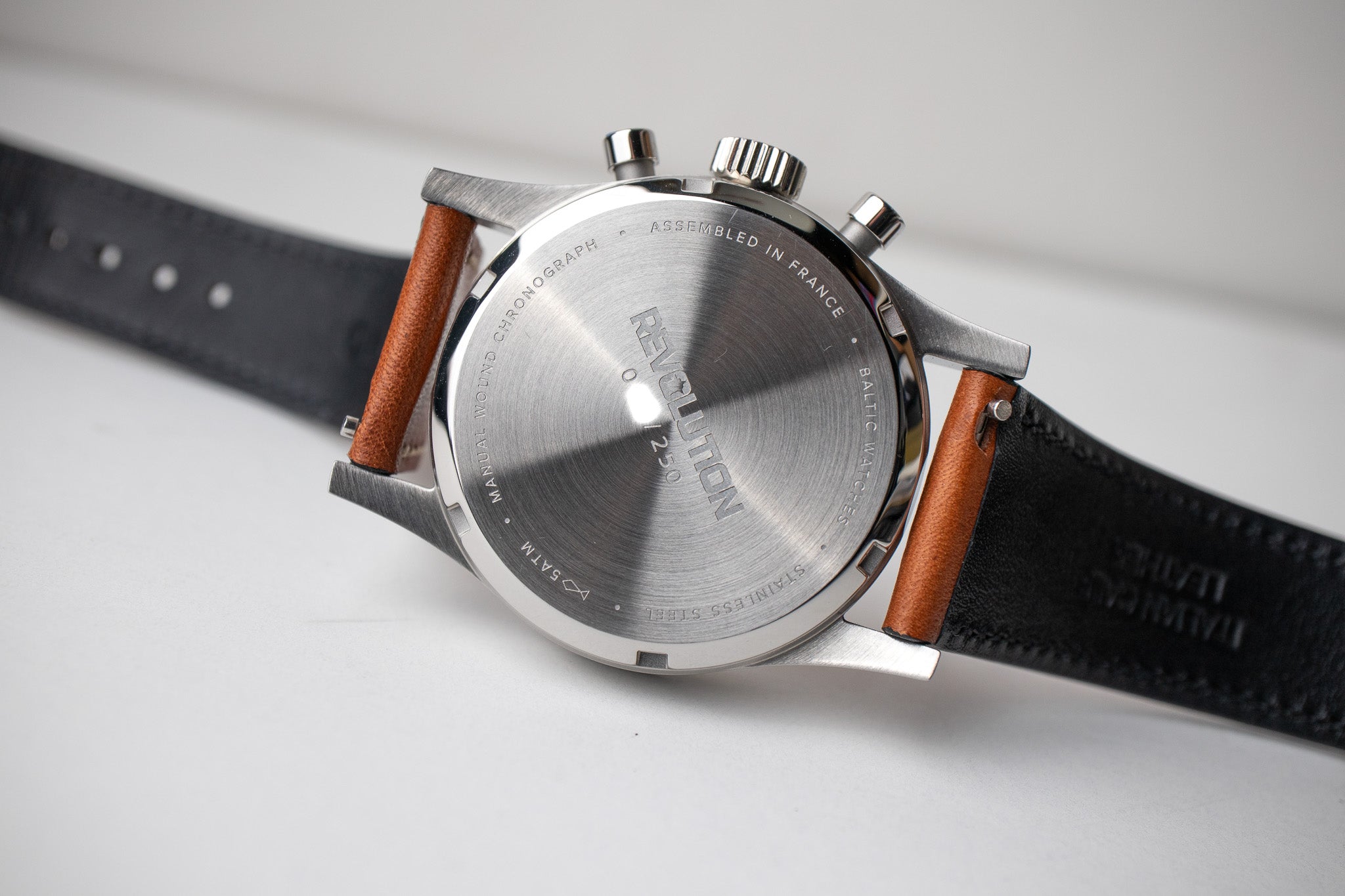 Baltic Bicompax X Revolution & The Rake Salmon Dial