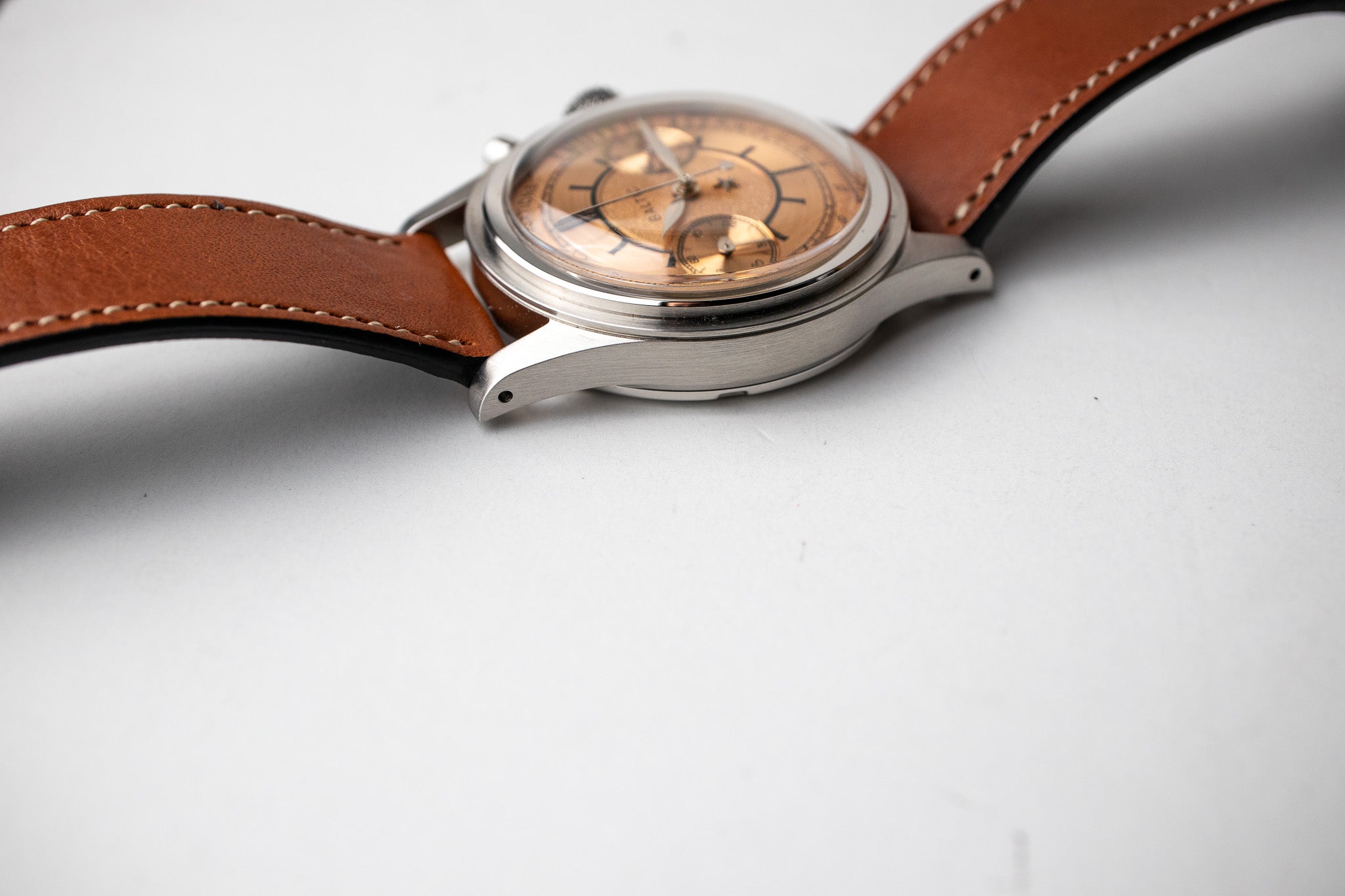 Baltic Bicompax X Revolution & The Rake Salmon Dial