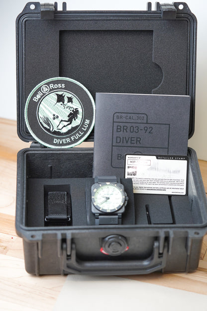 Bell & Ross BR 03-92 Diver Full Lume BR0392-D-C5-CE/SRB