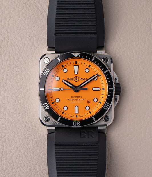 Bell & Ross BR 03-92 Diver Orange BR0392-D-O-ST/SRB
