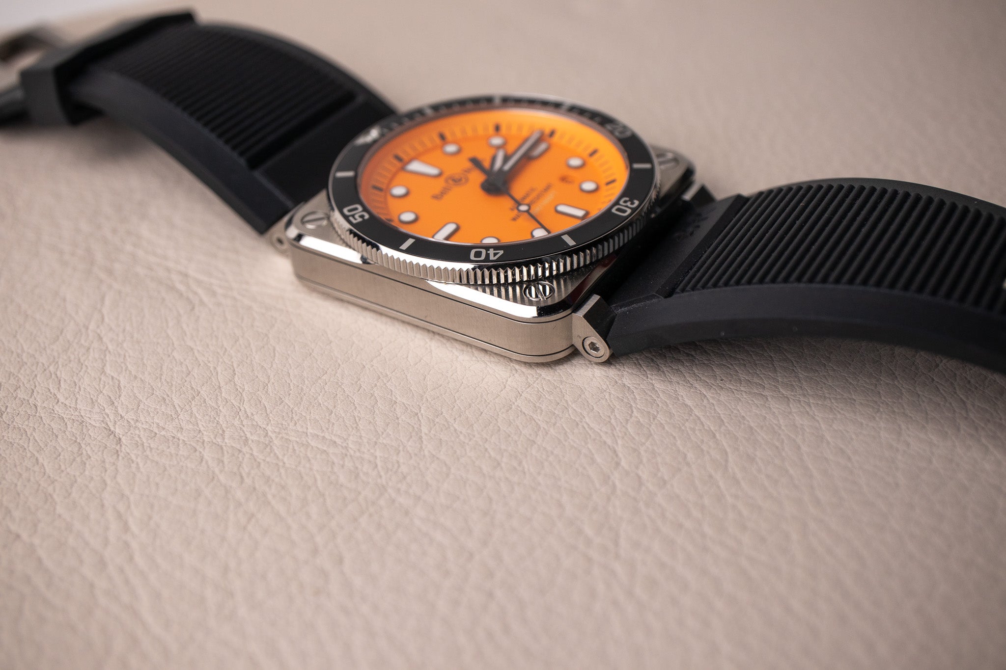 Bell & Ross BR 03-92 Diver Orange BR0392-D-O-ST/SRB – Belmont Watches