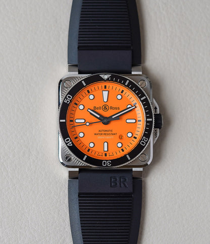 Bell & Ross BR 03-92 Diver Orange BR0392-D-O-ST/SRB