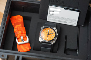 Bell & Ross BR 03-92 Diver Orange BR0392-D-O-ST/SRB