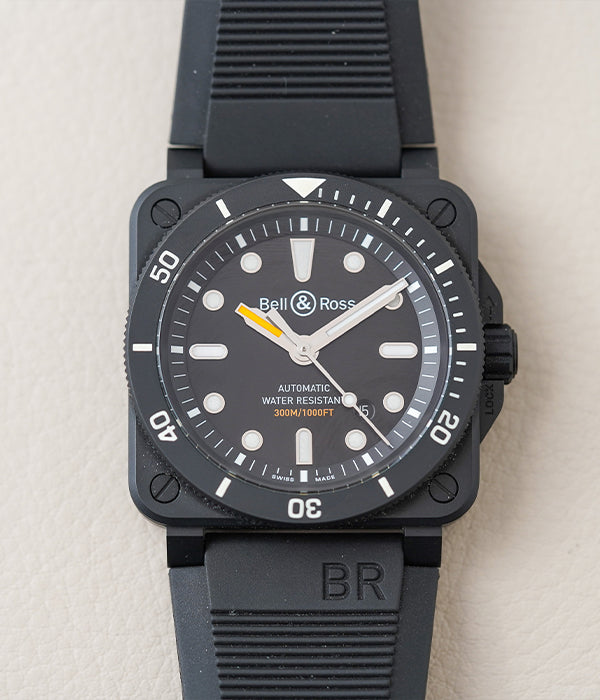 Bell & Ross BR 03-92 Diver 'Matte Black' Ceramic BR0392-D-BL-CE/SRB