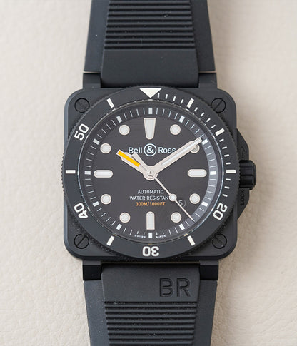 Bell & Ross BR 03-92 Diver 'Matte Black' Ceramic BR0392-D-BL-CE/SRB