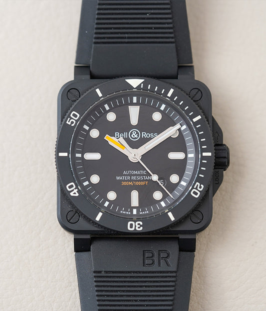Bell & Ross BR 03-92 Diver 'Matte Black' Ceramic BR0392-D-BL-CE/SRB
