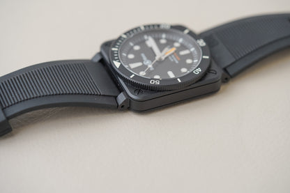 Bell & Ross BR 03-92 Diver 'Matte Black' Ceramic BR0392-D-BL-CE/SRB
