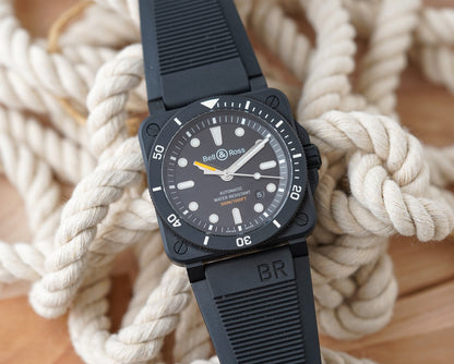 Bell & Ross BR 03-92 Diver 'Matte Black' Ceramic BR0392-D-BL-CE/SRB