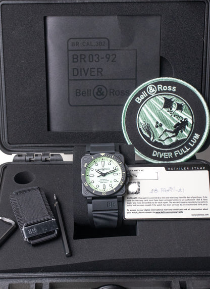 Bell & Ross BR 03-92 Diver Full Lume BR0392-D-C5-CE/SRB