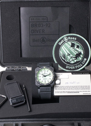Bell & Ross BR 03-92 Diver Full Lume BR0392-D-C5-CE/SRB