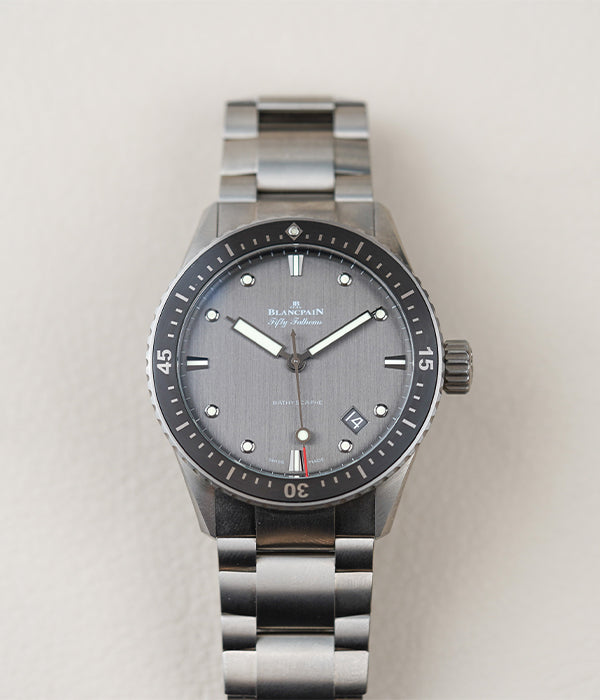 Blancpain Fifty Fathoms Bathyscaphe Titanium 5000-1110-52A 5000-1210-98S