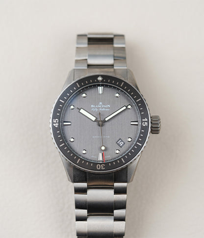Blancpain Fifty Fathoms Bathyscaphe Titanium 5000-1110-52A 5000-1210-98S