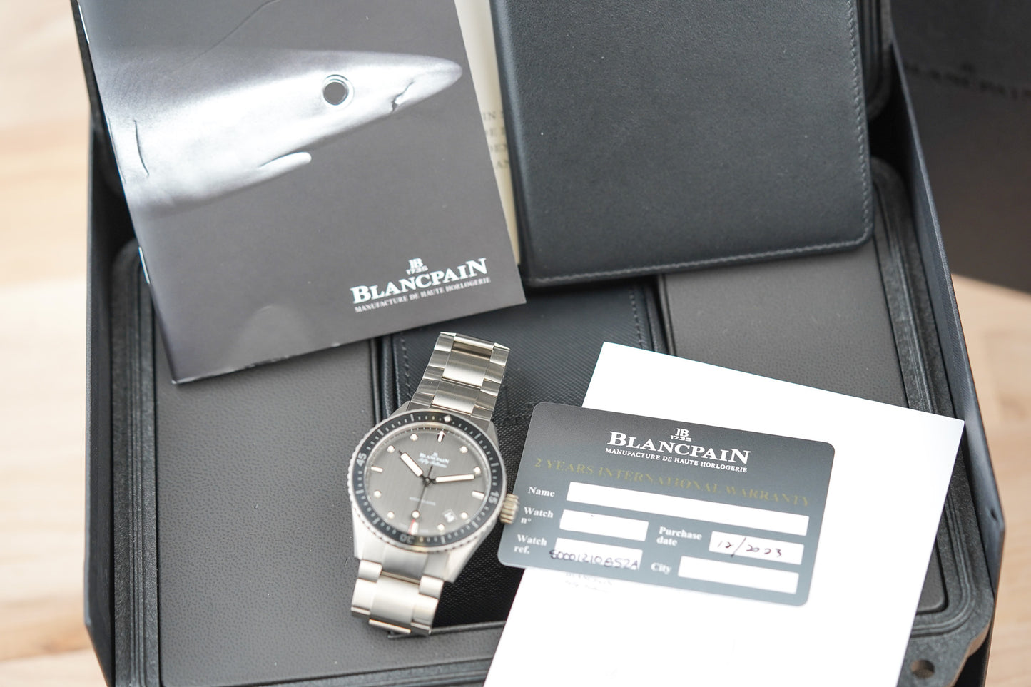 Blancpain Fifty Fathoms Bathyscaphe Titanium 5000-1110-52A 5000-1210-98S