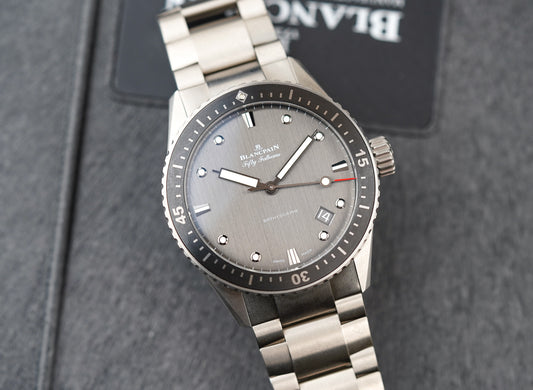 Blancpain Fifty Fathoms Bathyscaphe Titanium 5000-1110-52A 5000-1210-98S