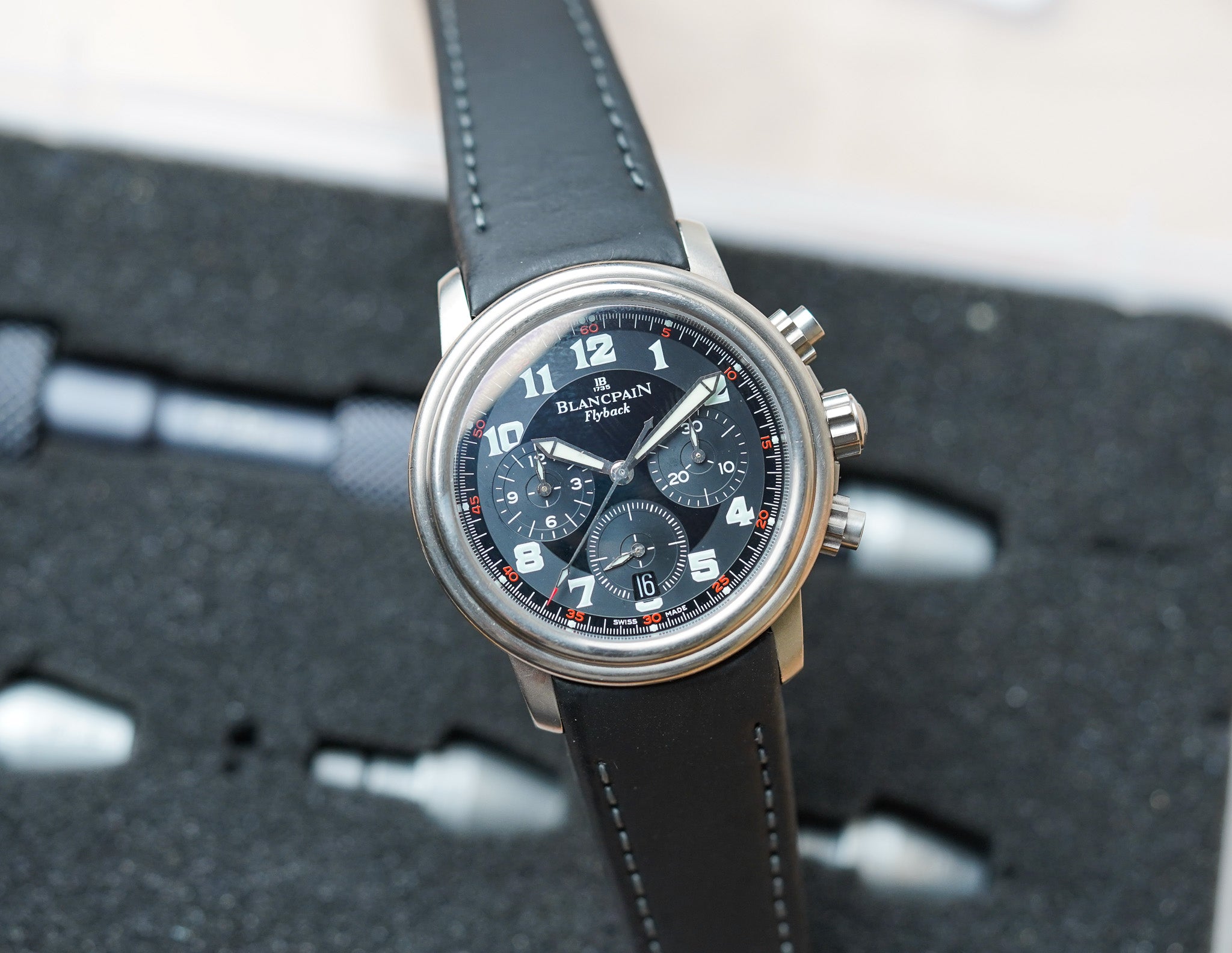 Blancpain Leman Flyback Chronograph Titanium 2185F-1230-64B