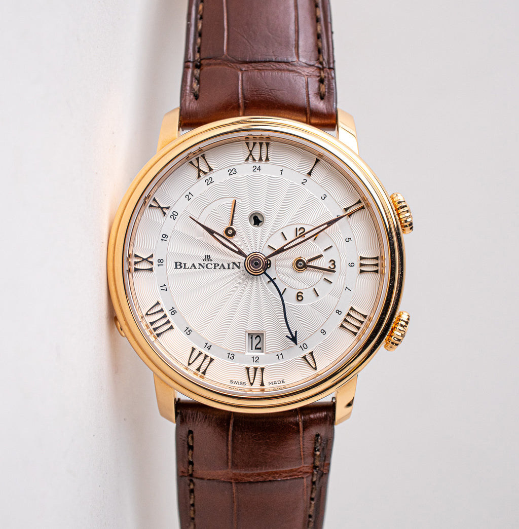 Blancpain Villeret Reveil Alarm GMT 6640 3642 55B