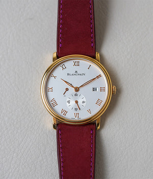 Blancpain Villeret Ultraplate Rose Gold 6606-3642-55B