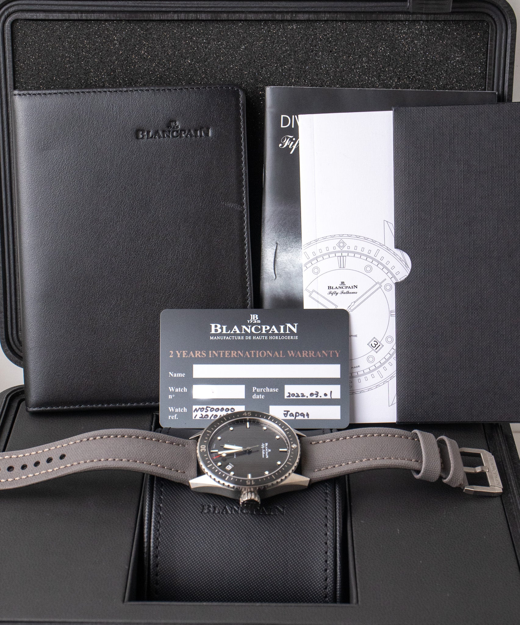 Blancpain Fifty Fathoms Bathyscaphe 5000 1210 G52A
