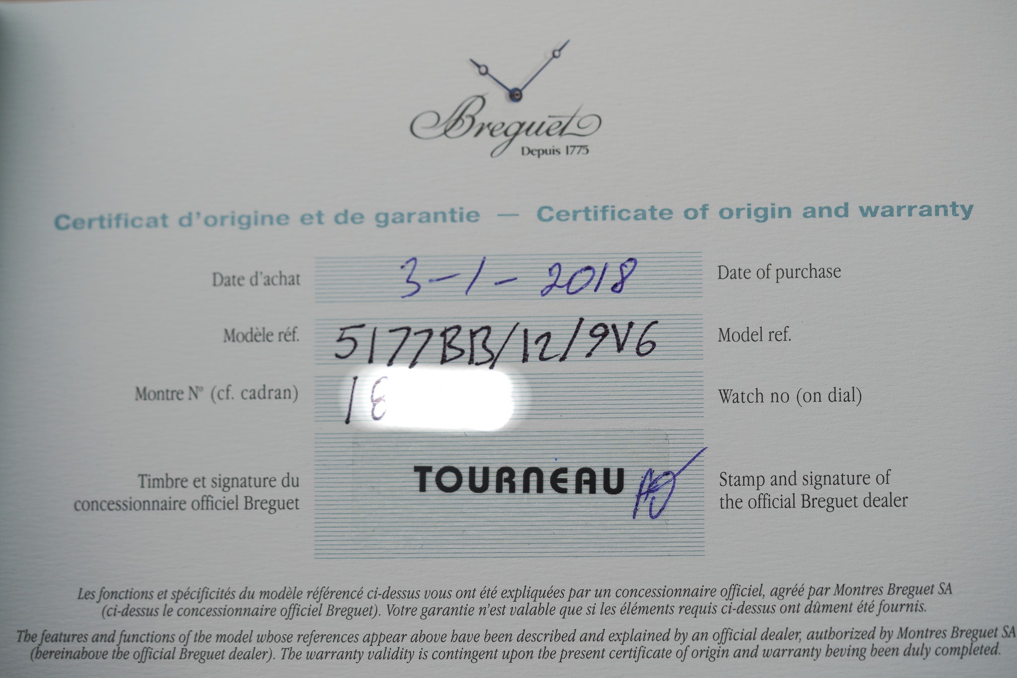 Breguet Classique Automatic 38mm 5177bb/12/9v6