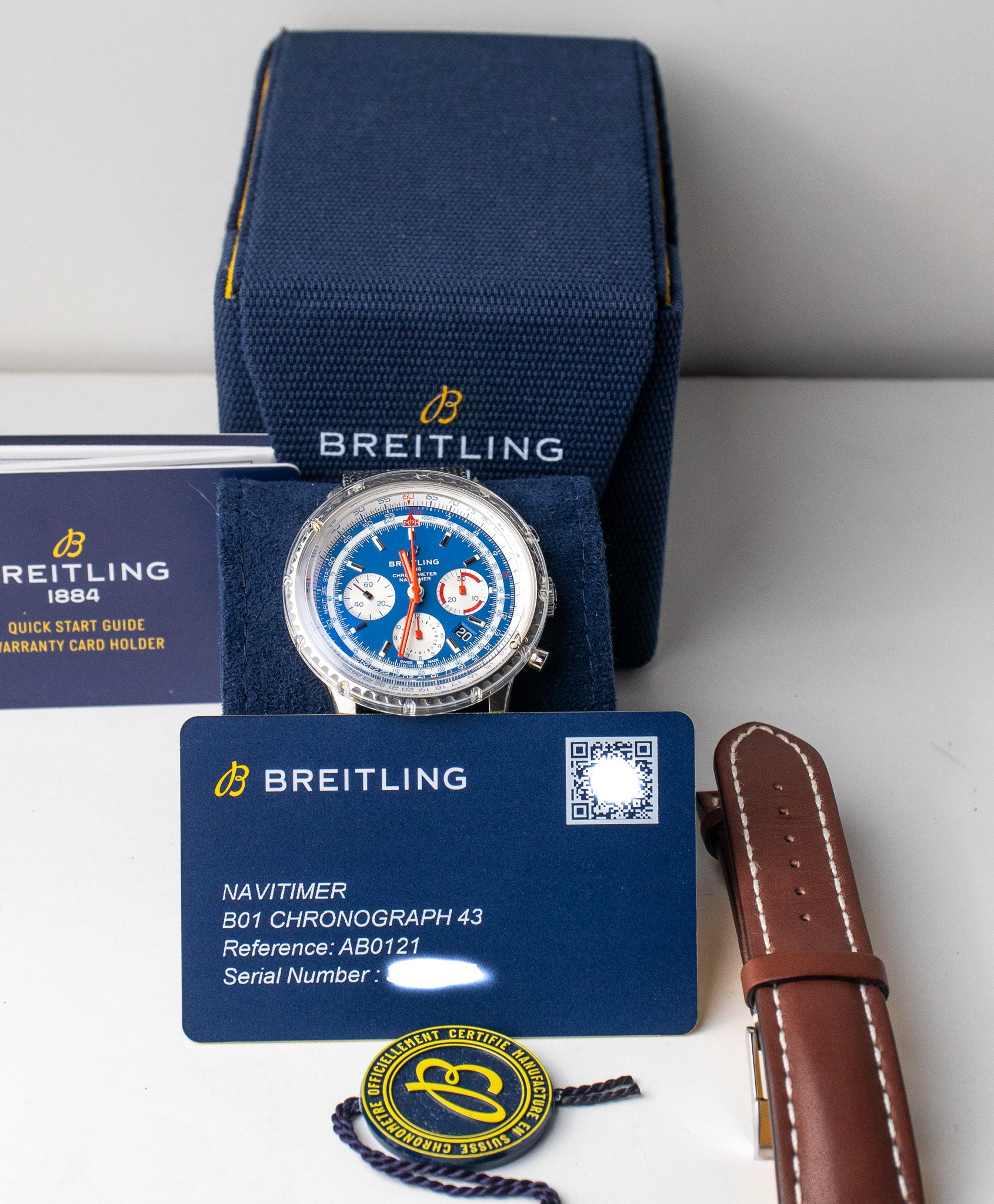 Breitling Navitimer 1 Chronograph 43 Pan Am Special Edition AB0121 Airline Capsule Collection