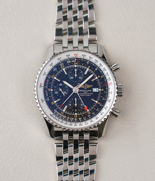 Breitling Navitimer World Time GMT A24322 Black