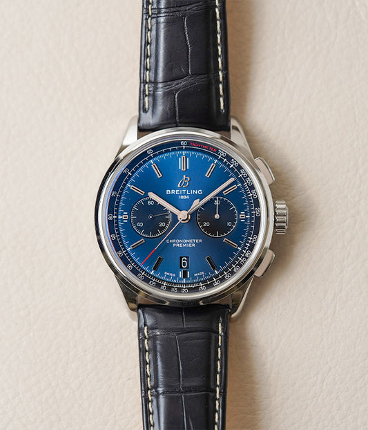 Breitling Premier B01 Chronograph 42 Blue AB0118