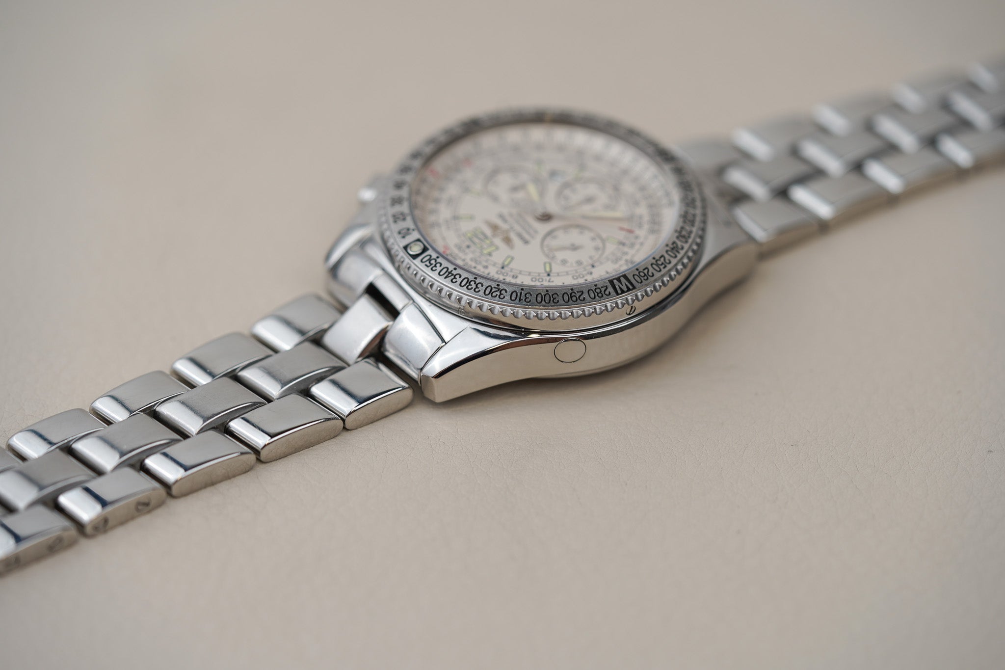 Breitling Professional B-2 Chronograph Silver Dial A42362