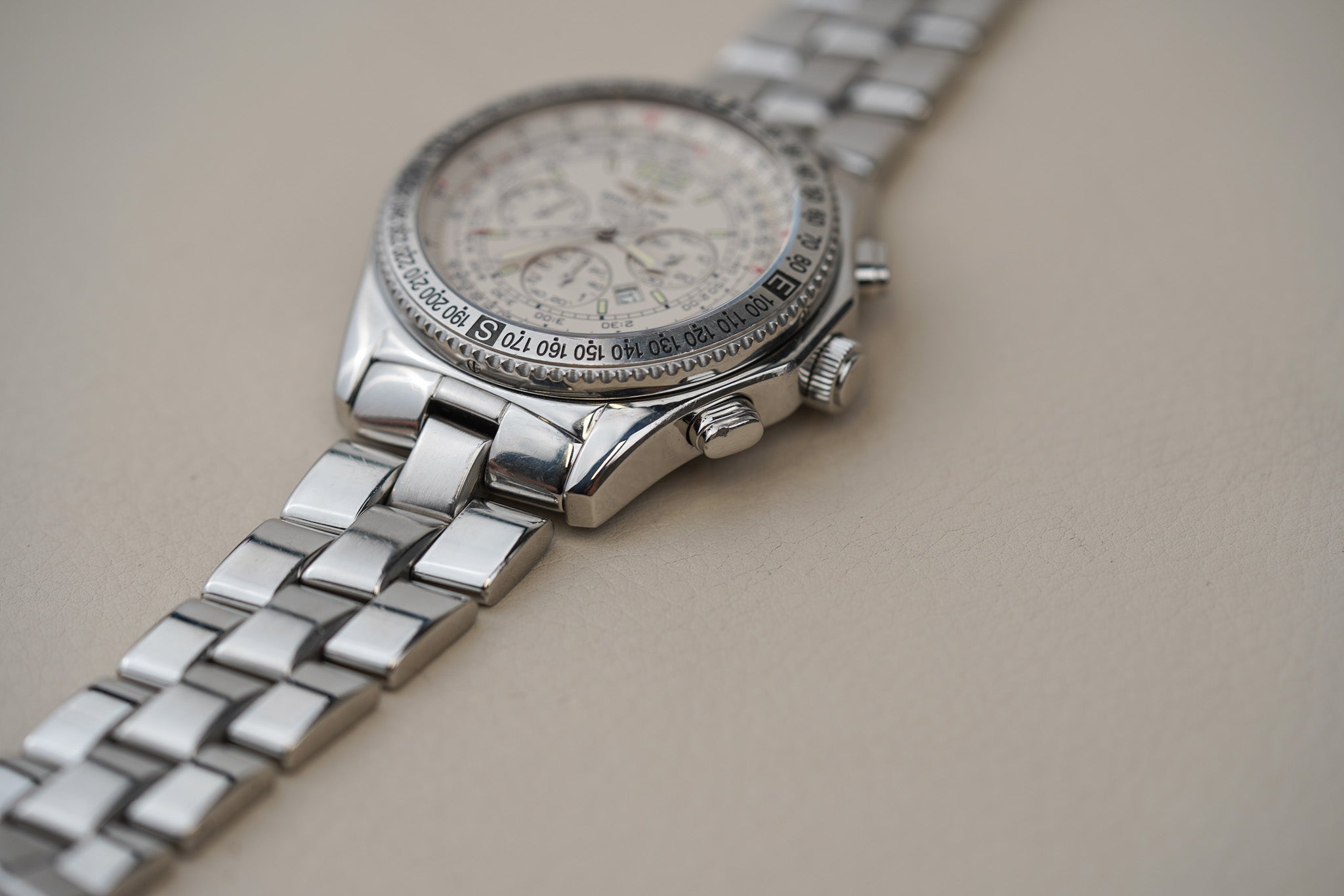 Breitling Professional B-2 Chronograph Silver Dial A42362