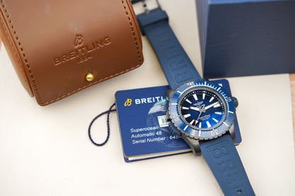 Breitling Superocean Automatic 48 DLC Blue V17369