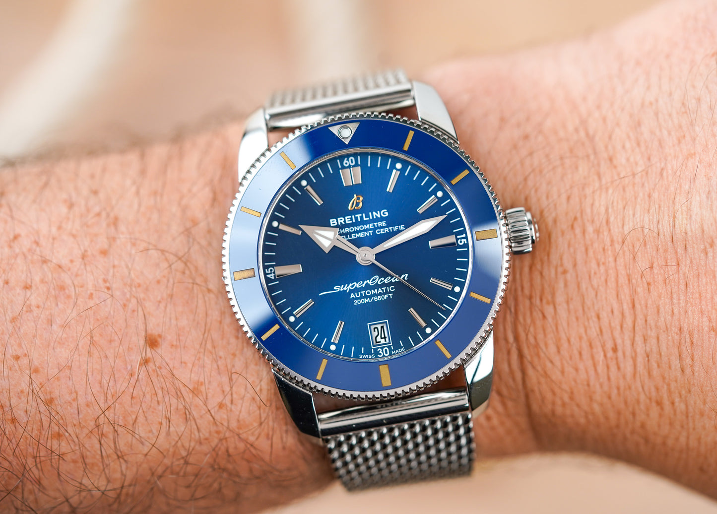 Breitling Superocean Heritage B20 Blue Dial 42mm AB2010