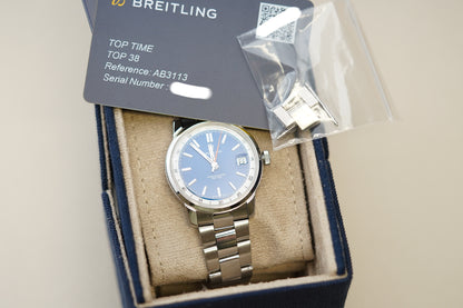 Breitling Top Time B31 Blue Dial 38mm AB3113