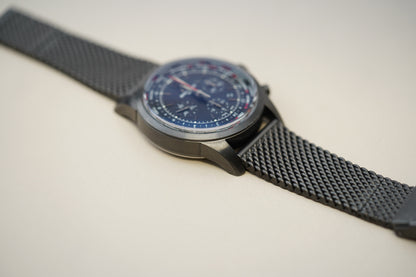Breitling Transocean Chronograph Unitime Pilot Blacksteel Limited MB0510U6/BC80