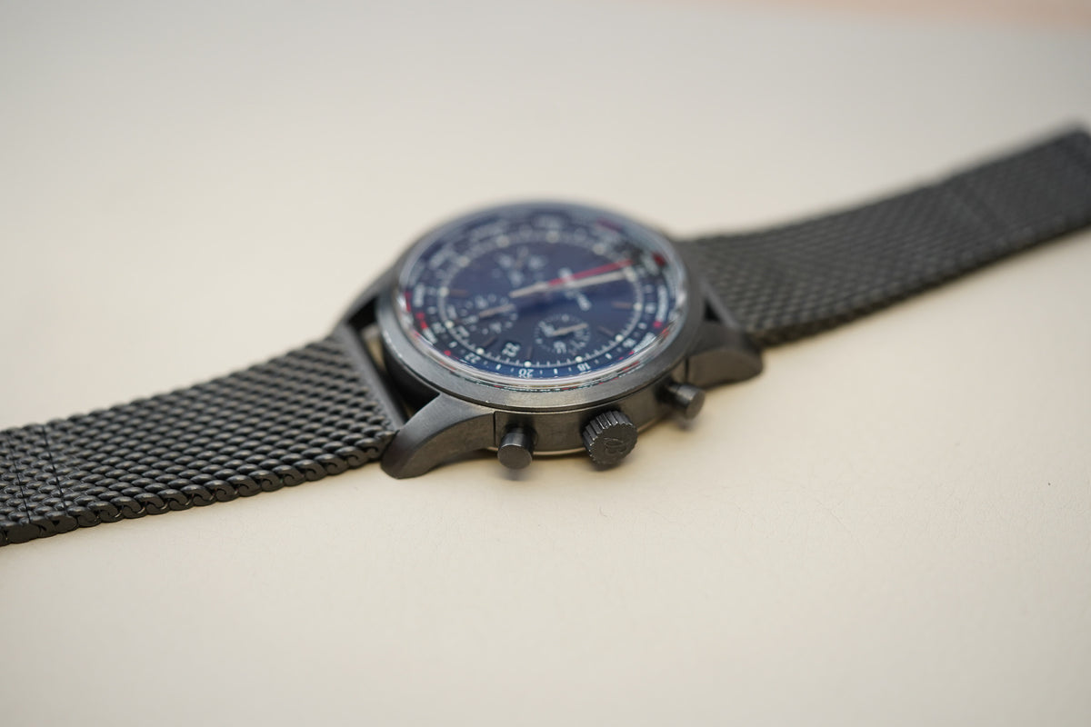 Breitling Transocean Chronograph Unitime Pilot Blacksteel Limited MB0510U6/BC80