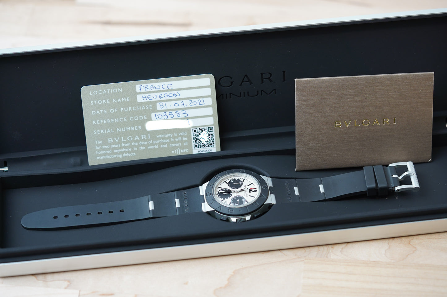 Bvlgari Aluminium Chronograph 103383