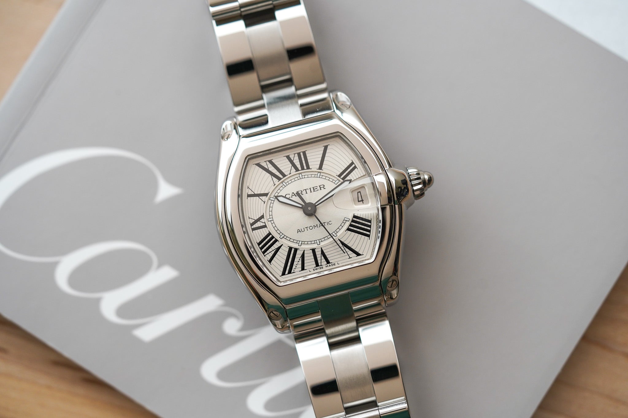 Cartier Roadster Silver W62025V3 – Belmont Watches